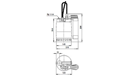 Pompa submersibila drenaj Grundfos Unilift KP 250 AV-1 012H1900 [2]