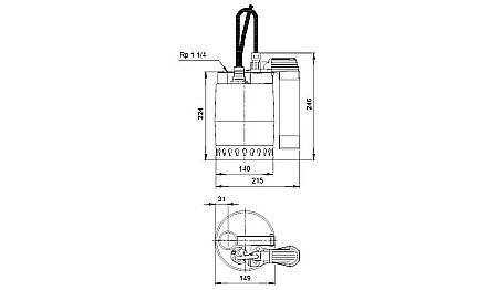Pompa submersibila drenaj Grundfos Unilift KP 350 AV-1 013N1900 [2]