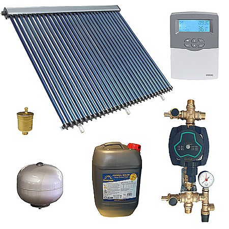 Kituri panouri solare apa calda - KIT PANOU SOLAR APA CALDA PRESURIZAT 6P ECONOMIC FARA BOILER PANOSOL C.303