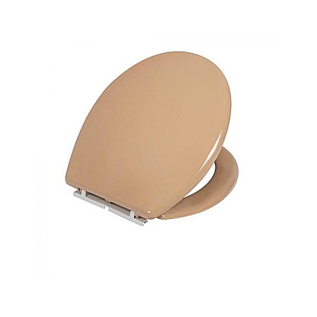 Vase rezervoare pentru WC si accesorii - CR CAPAC WC COLORAT BEJ BAHAMA BE ATLANTIC 1100CO