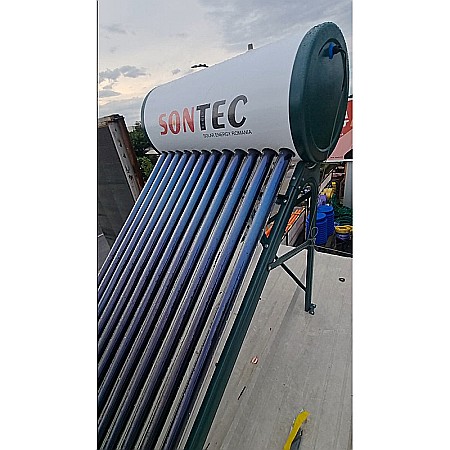 Panouri solare apa calda - PANOU SOLAR NEPRESURIZAT TERMOSIFON BOILER GALVANIZAT 122L 15 TUBURI SONTEC SP-470-58/1800 -122/15-R