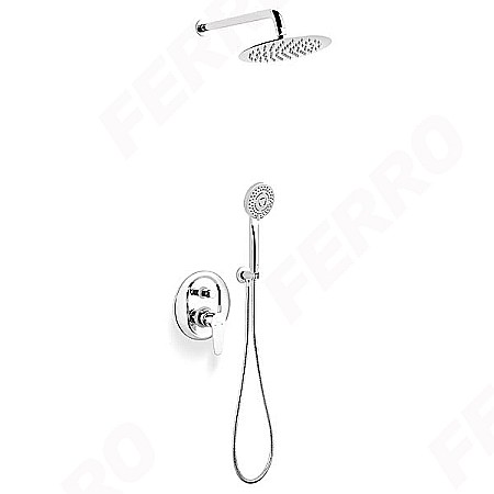 Seturi baterii baie - SET DUS INGROPAT CU BATERIE FURTUN PARA DUS 97MM ALGEO BAG7P-SET1-S