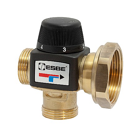 Vane gaz apa centrala termica - VANA TERMICA DE AMESTEC 1 FE 20-55 VTA377 ESBE CU RACORD PENTRU POMPA 1-11/2 3120 02