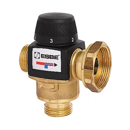 Vane gaz apa centrala termica - VANA TERMICA DE AMESTEC PENTRU PARDOSEALA 1 FE 20-55 VTA577 CU RACORD PENTRU POMPA 1-11/2 3170 23