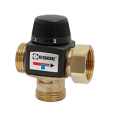 Vane gaz apa centrala termica - VANA TERMICA DE AMESTEC 1 FE 20-55 VTA378 ESBE CU RACORD PENTRU POMPA 1-1 3120 0300