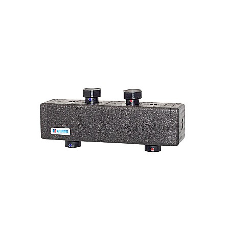 Accesorii camera tehnica distribuitoare butelii de egalizare vane mixare - DISTRIBUITOR COLECTOR TERMOIZOLANT PENTRU 1 GRUP DE CIRCULATIE CU SEPARATOR HIDRAULIC GMA411 ESBE 6600 1100
