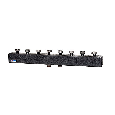 Accesorii camera tehnica distribuitoare butelii de egalizare vane mixare - DISTRIBUITOR COLECTOR TERMOIZOLANT PENTRU 4 GRUPURI DE CIRCULATIE GMA441 ESBE 6600 1400
