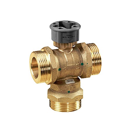 Accesorii camera tehnica distribuitoare butelii de egalizare vane mixare - ROBINET CU BILA CU 3 CAI 1 FE VBG3-15/2.5 HONEYWELL-RESIDEO
