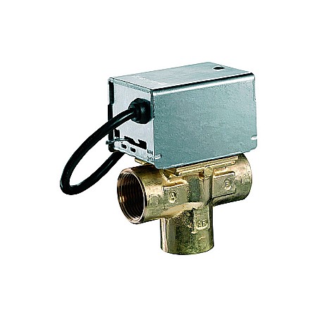 Accesorii camera tehnica distribuitoare butelii de egalizare vane mixare - VENTIL ZONA MOTORIZAT CU 3 CAI CU RESORT ARC DN25 V4044C1478/U HONEYWELL