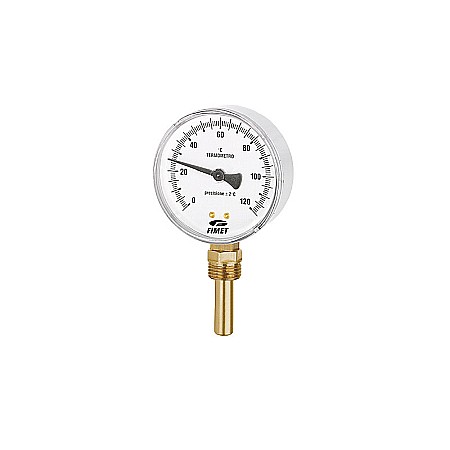 Termice - TERMOMETRU RADIAL 0-120 GRADE DN80 CU TEACA 1/2 TBR80-100 FIMET