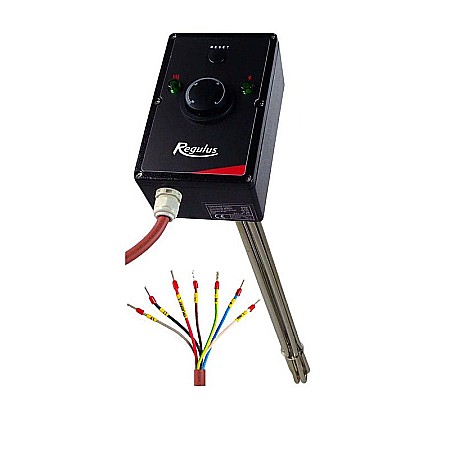 Accesorii, Piese de Schimb Boilere - REZISTENTA ELECTRICA REGULUS 2KW CU TERMOSTAT 11/2 L310MM CU TERMINAL NEINCALZIT 19041