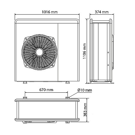 PACHET POMPA DE CALDURA ARISTON NIMBUS PLUS 80 M NET MONOFAZAT 3301848 [9]