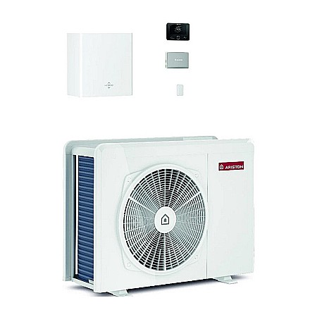 Pompe de caldura Ariston - PACHET POMPA DE CALDURA ARISTON NIMBUS M HYBRID 80 T NET R32 TRIFAZAT CU CENTRALA TERMICA GENUS ONE+ 24 KW