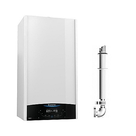 Centrale termice gaz - CENTRALA TERMICA PE GAZ IN CONDENSATIE ARISTON GENUS ONE+ 30, KIT EVACUARE INCLUS, MODEL 2023
