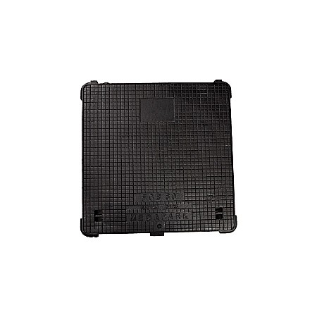 Capace si sifoane canalizare - Capac + rama fonta patrat 62x62x34 clasa b 125 cu inchizator