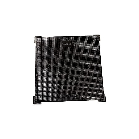 Capace si sifoane canalizare - Capac + rama fonta patrat 94x94x40 clasa b 125