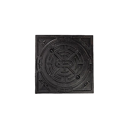 Capace si sifoane canalizare - Capac fonta 37x37 pentru tub pvc dn315 clasa a12
