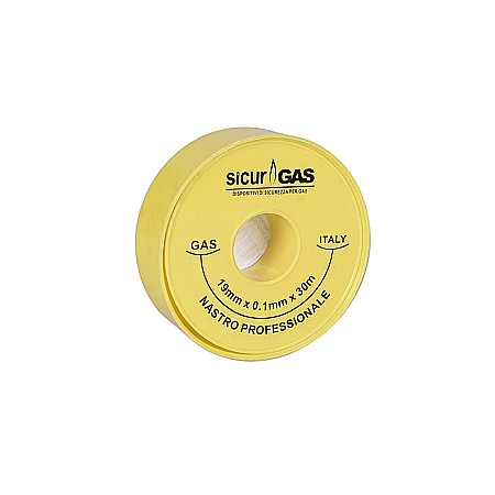Termice - BANDA TEFLON MARE SICURGAS 19X0.1MM 30M
