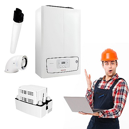 Pachet centrala termica pe gaz Immergas Victrix Tera 24/28 cu pompa condens Grundfos Conlift 1 LS [0]