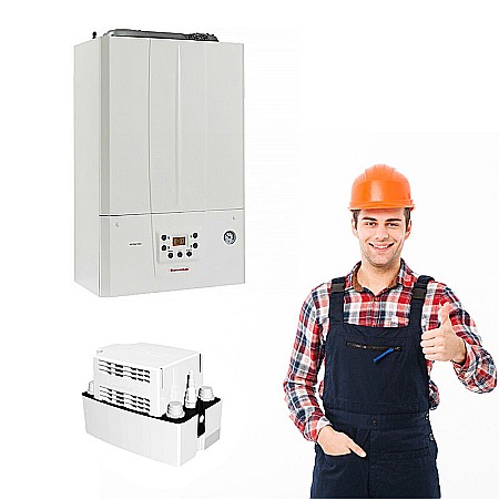 Pachet centrala termica pe gaz Immergas Victrix Tera 35/38 cu pompa condens Grundfos Conlift 1 LS [0]