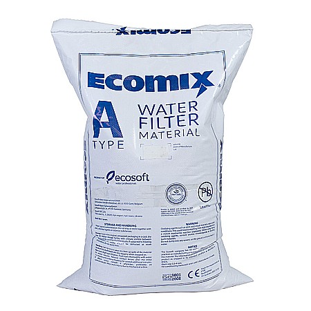 Accesorii consumabile dedurizatoare apa - Rasina Ecomix Tip A pentru statii dedurizare sac 25 Litri 87181000025 Aquapur Valhoh Valrom