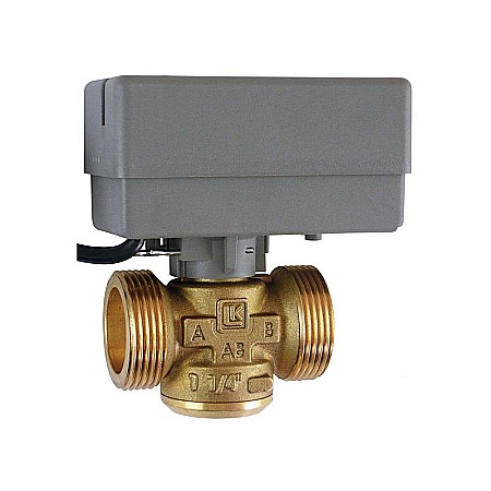 Termice - VANA DE ZONA CU 2 CAI 11/4 DN32 KVS=11M3/H REGULUS CU SERVOMOTOR SI CABLU LK525 NO 12875