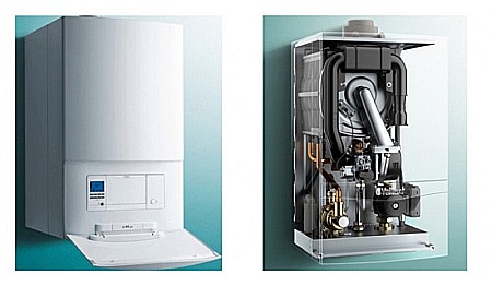 CENTRALA TERMICA PE GAZ IN CONDENSARE VAILLANT ECOTEC PLUS VU INT 486/5-5 48 KW DOAR INCALZIRE KIT DE EVACUARE INCLUS [6]