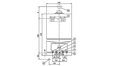 CENTRALA TERMICA PE GAZ IN CONDENSATIE VAILLANT ECOTEC PURE VUW 286/7-2 26.1 KW KIT EVACUARE INCLUS [5]