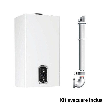 Centrale termice gaz - CENTRALA TERMICA PE GAZ IN CONDENSARE CHAFFOTEAUX NIAGARA ADVANCE 25 BOILER 40 L KIT EVACUARE INCLUS