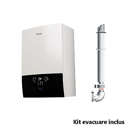 Termice - CENTRALA TERMICA PE GAZ IN CONDENSATIE DAIKIN D2CND 24 KW KIT EVACUARE INCLUS