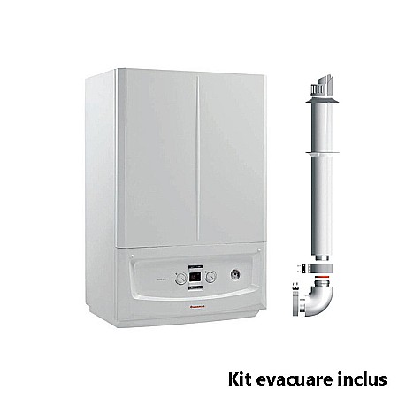 Termice - CENTRALA TERMICA PE GAZ IN CONDENSATIE IMMERGAS VICTRIX ZEUS 25 CU BOILER INOX 45 L KIT EVACUARE INCLUS