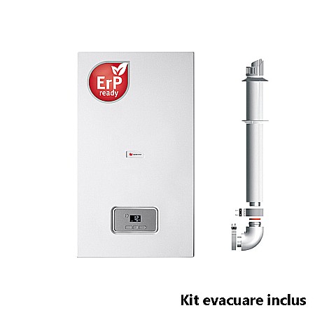Centrale termice gaz - CENTRALA TERMICA PE GAZ IN CONDENSARE SAUNIER DUVAL THELIA CONDENS 35A KIT EVACUARE INCLUS