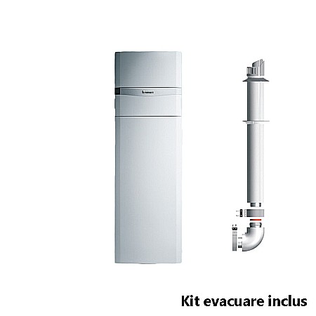 Centrale termice gaz - CENTRALA TERMICA PE GAZ IN CONDENSARE VAILLANT ECOCOMPACT VSC 266/4-5 25 KW BOILER INCORPORAT KIT DE EVACUARE INCLUS