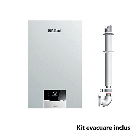 Centrale termice gaz - CENTRALA TERMICA PE GAZ IN CONDENSARE VAILLANT ECOTEC PLUS VUW 40CS/1-5 40 KW KIT EVACUARE INCLUS