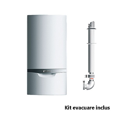 Centrale termice gaz - CENTRALA TERMICA PE GAZ IN CONDENSARE VAILLANT ECOTEC PLUS VU OE 1206/5-5 120 KW KIT DE EVACUARE INCLUS DOAR INCALZIRE