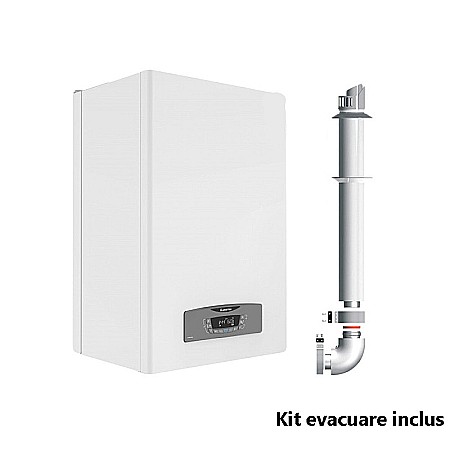 Termice - CENTRALA TERMICA PE GAZ ARISTON CLAS B ONE+ WIFI 35 KW IN CONDENSATIE CU BOILER INOX INCORPORAT 3302128