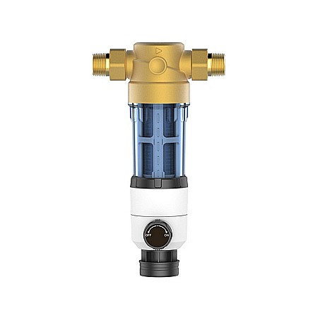 Filtre apa cu purjare - Filtru apa cu purjare 3/4 FE 4M3/H hol cartus inox 90 Aquapur Valhoh Valrom 87210004032
