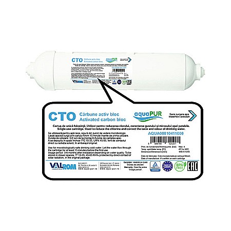 Cartus carbune activ bloc CTO apa H3HNC AquaPur Valhoh Valrom AQUA08810411000 [2]