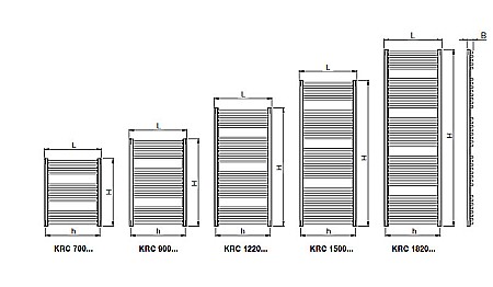RADIATOR DE BAIE CURBAT KORALUX RONDO CLASSIC 1820X600 [3]