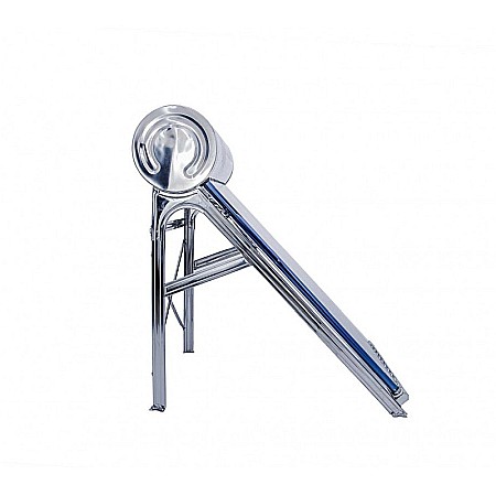 PANOU SOLAR PRESURIZAT INSTALSOL 15 TUBURI VIDATE HEAT PIPE CU BOILER 150 L SI SUPORT FIXARE [2]