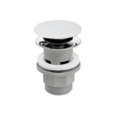 Obiecte Sanitare - VENTIL LAVOAR CLICK CLACK CU PREAPLIN DOP CERAMIC ALB S288PPC FERRO