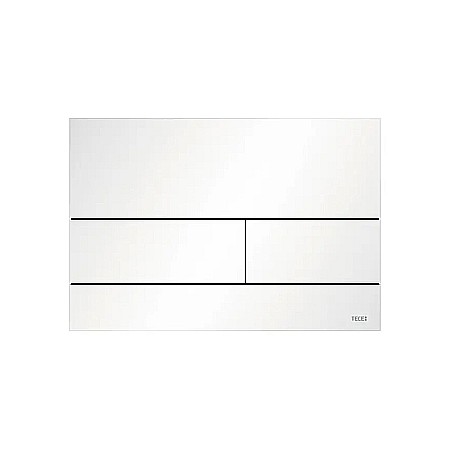 Obiecte Sanitare - CLAPETA WC DUBLA ACTIONARE ALB MAT TECE SQUARE II 9240834