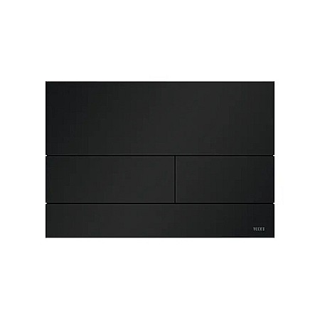 Obiecte Sanitare - CLAPETA WC DUBLA ACTIONARE NEGRU MAT TECE SQUARE II 9240833