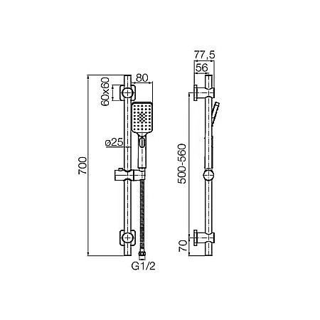 SET DUS BARA + FURTUN + PARA DUS AURIU LOFT VALVEX 2432970 [1]