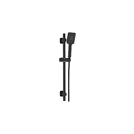 Seturi baterii baie - SET DUS PARA + FURTUN + SUPORT + BARA NEGRU MAT LOFT VALVEX 2432960