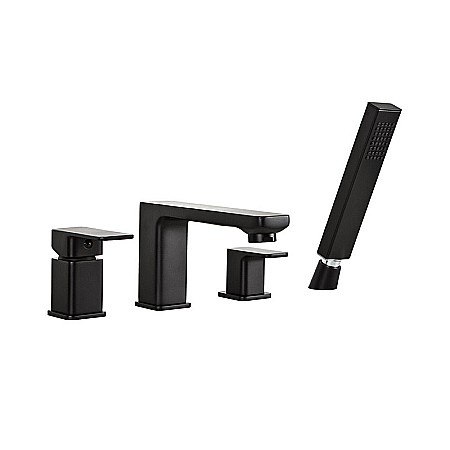 Baterii sanitare - BATERIE CADA 4 PIESE NEGRU MAT LOFT VALVEX 2455950