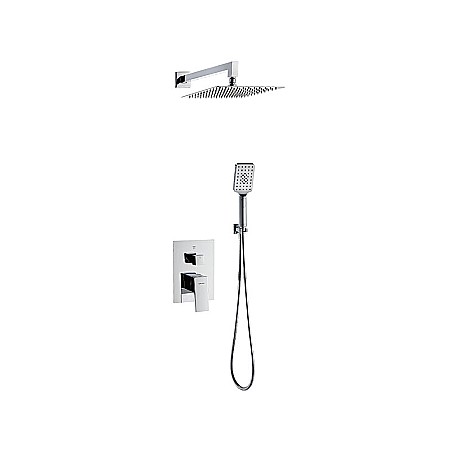 Baterii sanitare - SET DUS PARA + FURTUN + SUPORT PARA INCASTRAT CROM ARS VALVEX 2420250