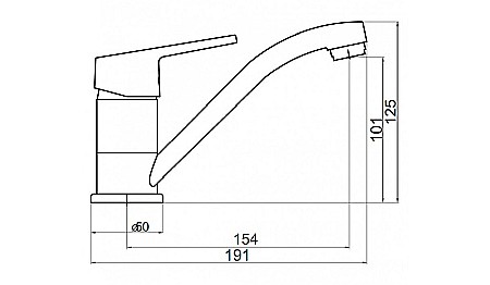 BATERIE LAVOAR FERRO 94496.0 STATIVA CU PIPA MOBILA 150MM IRIS NEW CROM [1]