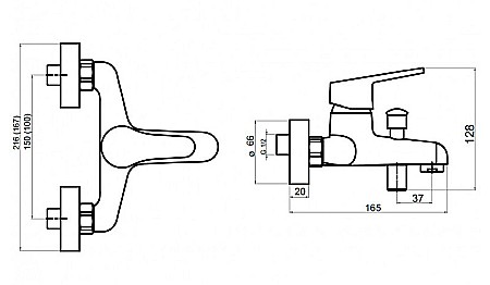 BATERIE CADA DUS FERRO 94420/1.0 PERETE IRIS NEW CROM [1]