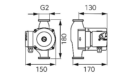 POMPA CIRCULATIE 32-80-180 WEBERMAN/FERRO 0401W [3]